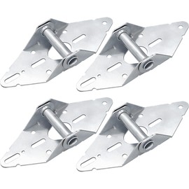 Garage Door Hinge, Garage Door Hinges #1 with Galvanized Finish, Residential/Light Commercial Garage Door Replacement, 14-Gauge Steel #1, 4 Packs
