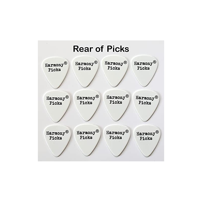 12 Guitar Plectrums featuring Famous Guitars - Harmony Picks
