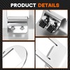 Watermelon Light Bracket,Stainless Steel Universal Angled Clamp Mount for RVs