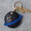 U-PICK Coin Shaped Edy Leather Keychain 500 Yen Coin Storage