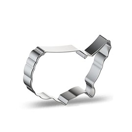 WDYJMALL United States of America USA Map Shape Cookie Cutter