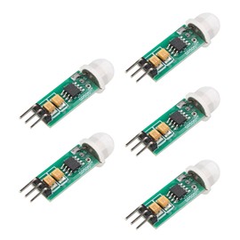 Jopto 5PCS HC-SR505 Mini Infrared PIR Motion Sensor Infrared Detector Module Human Motion Sensor Module Micro Human Body Sensing Module DIY