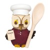 Kuhnert - Decoration / Wooden Figurine - Mini Owl Chef