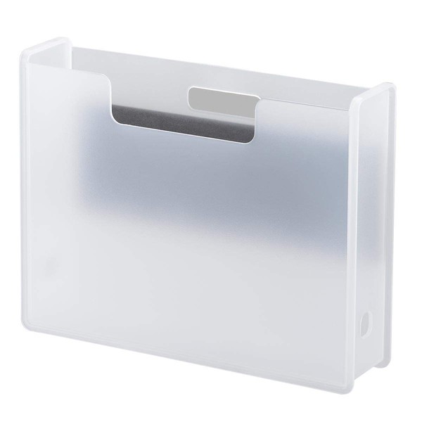SANKA SFB-SMGCL Strong Magnetic File Box, Slim, Clear, Fits A4 Files, Soffice (W x D x H): 3.0 x 13.0 x 10.0 inches (7.7 x 33 x 25.4 cm), Made in Japan