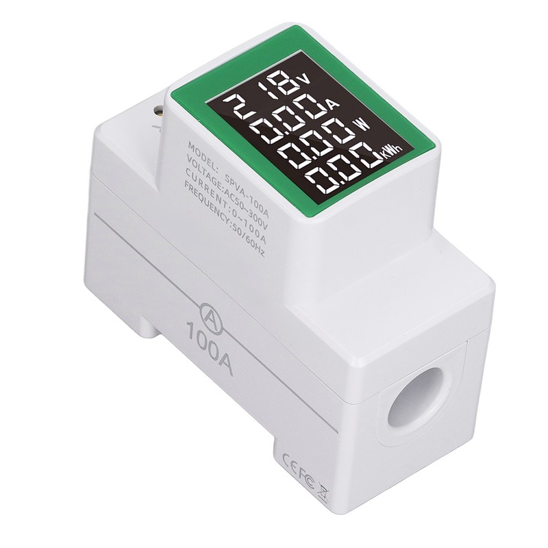 Digital Energy Meter Single Phase Tester Electricity Usage Monitor AC