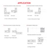 GEFONG Mini Cylindrical Barrel Hinge 14mm for Cabinet Door Panel