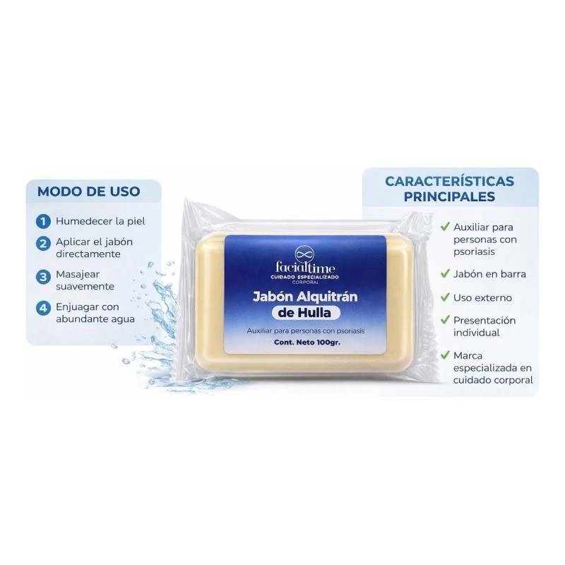 Crema Psoriasis Jabón Alquitran Huya Urea Kit