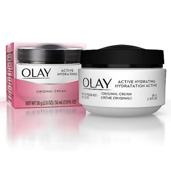 Branded Olay Active Hydrating Facial Cream Reduces Fine Lines &