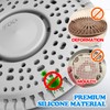 zaa Shower Drain Hair Catcher, Premium Silicone Drain Protector &