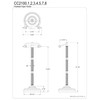 Kingston Brass CC2101 Georgian Pedestal Paper Holder, 21-1/2-Inch, Polished Chrome