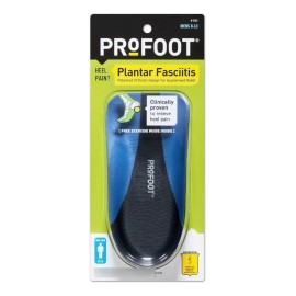 Profoot Plantillas Profoot Fascitis Plantar Caballero E Color Azul Negro Tamaño De La Plantilla 26-31 Mx