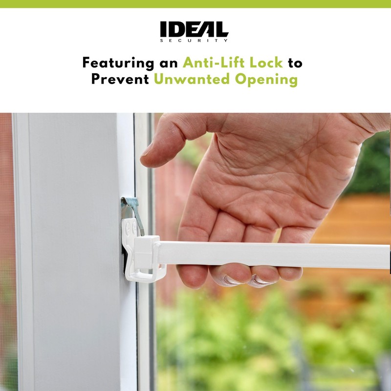 Ideal Security Sliding Window Security Bar or Patio Door Window