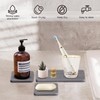 3PCS Water Absorbing Stone Tray, DryingNeat Diatomite Stone Sink Tray,