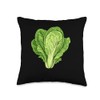 Romaine Lettuce With Leaves Throw Pillow