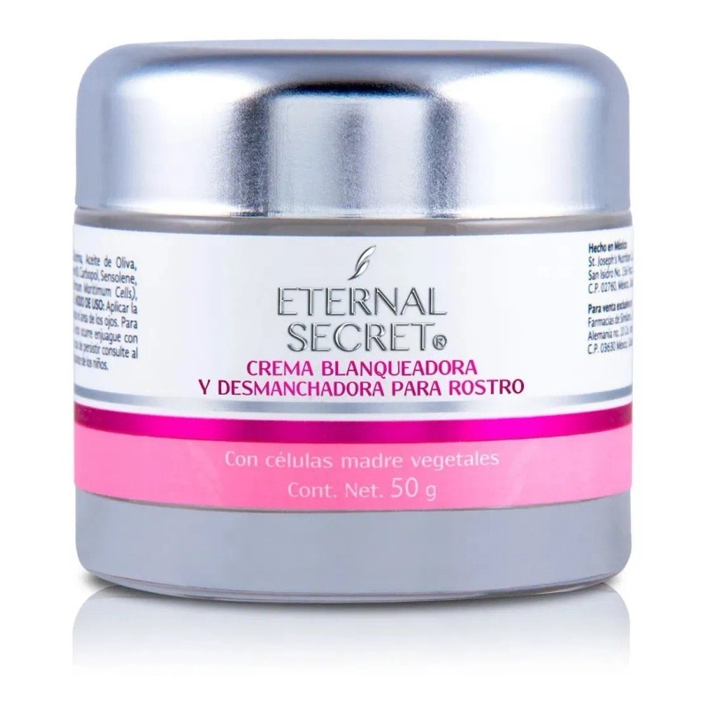 Crema Facial Blanqueadora Con Células Madre Eternal Secret®