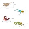 Simulated Amphibian Reptile Model Set 4 PCS Lizard, Scorpion, Chameleon