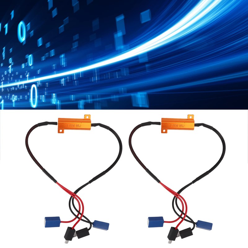 2pcs LED Resistor LED Decoder 50W 8Ω H1 LED Lamp