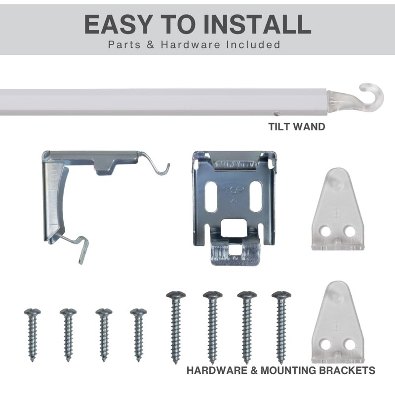 LOTUS & WINDOWARE Cordless Mini Blind, 1" Vinyl Slats, 71"