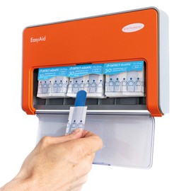 ACTIOMEDIC, Plaster Dispenser with Detect Includes Detectable 90 Plaster Strips for the Food Industry Kanban System and Mounting Material