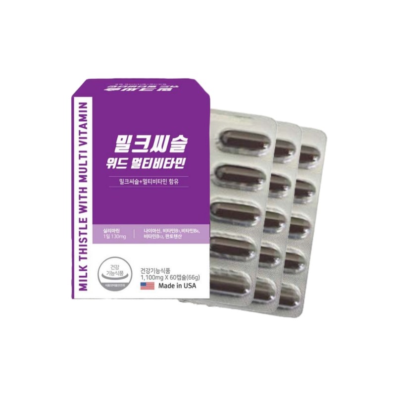 High-content milk thistle efficacy effect Silymarin, a vitamin nutritional supplement