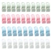 GWAWG Clothes Hanger Fastening 40 Pieces Plastic Fashion Stackable Fastening