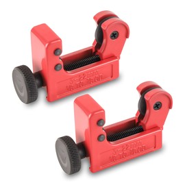AutoViteX 2 Pack Tubing Cutter, 1/8-inch to 7/8-inch Tube Cutter for Copper, Brass, Aluminum PVC Pipe Plumbing