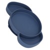 Kids Divided Plates Safe Silicone Foldable Prevent Slipping Toddler Suction