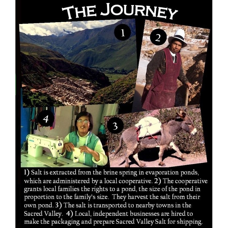 SACRED VALLEY SALT from Maras, Peru - Small Grain Finishing