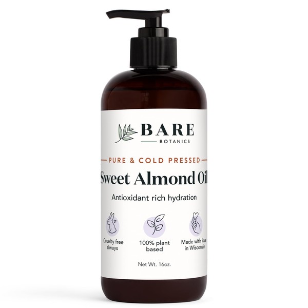 BARE BOTANICS Bare Botanics Pure Sweet Almond Oil 473ml |