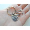 Law Scales Charm Keychain with Believe in Yourself Charm