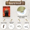 Funny Black Cat Tin Sign Ginger Tea It'S Always Tea