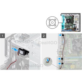 Deal4GO Internal Speaker GF6G2 0GF6G2 T51JP 0T51JP Replacement for Dell Precision 3650 3640 3630 3620 Tower Desktop