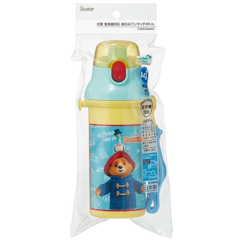 Skater PSB5SANAG-A Paddington Water Bottle, 16.9 fl oz (480 ml),