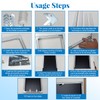 1Set/18PCS Metal Photo Frame Hardware Set - Durable Angle Bracket