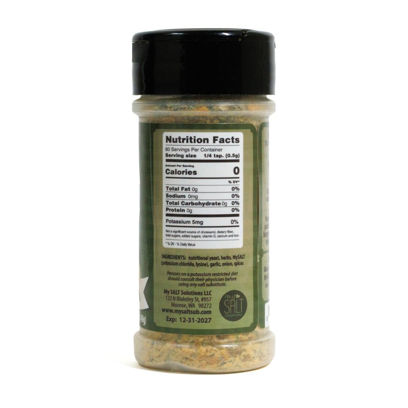 MySALT Caesar Seasoning and Salad Dressing Mix – Sodium-Free –