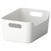 IKEA 301.550.19 VARIERA Convenient Kitchen Open Storage Box, High Gloss
