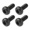 Black Stainless License Plate Screws Compatible with Toyota, Lexus, Honda