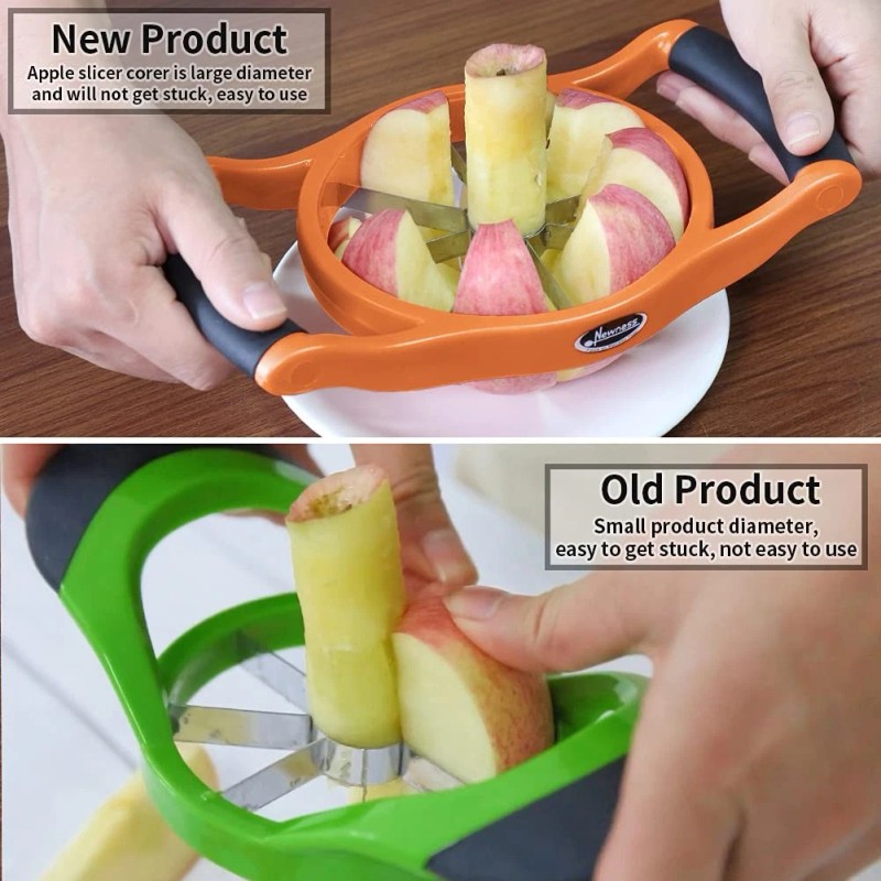 Newness 5.12 Inch Extra Large Apple Slicer, Heavy Duty Apple