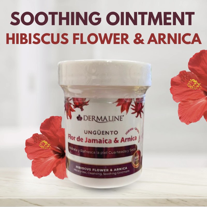 Dermaline Hibiscus Flower& Arnica Ointment 2.5 fl oz (3-Pack)
