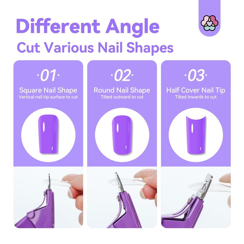 SAVILAND Acrylic Nail Clippers with Magnets: Accurate Trimming Nail Clipper