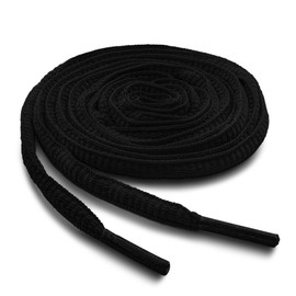 OrthoStep Oval Athletic Black 48 inch Shoelaces 2 Pair Pack
