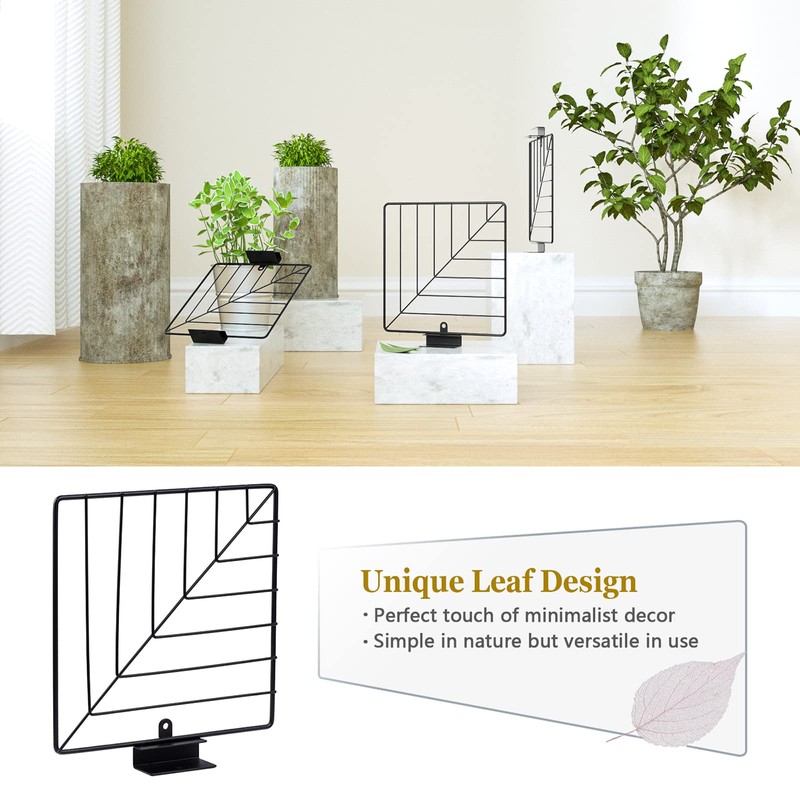 Love-KANKEI Corner Shelf Wall Mount of 5 Tier, Rustic Wood