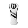 Golfclub headcovers in white (Set of three headcovers)