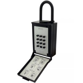 NU-SET Combo Locking Shackle - Key/Card Storage Push Button Lockbox