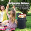 Sutekus Pop Up Storage Bin Collapsible Trash Can Recycle Container