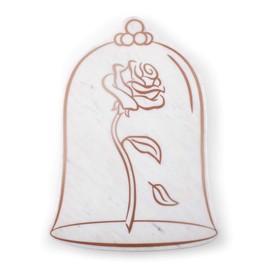 PICNIC TIME Marble Stone Serving tray, 12 by 7.75 inch, White