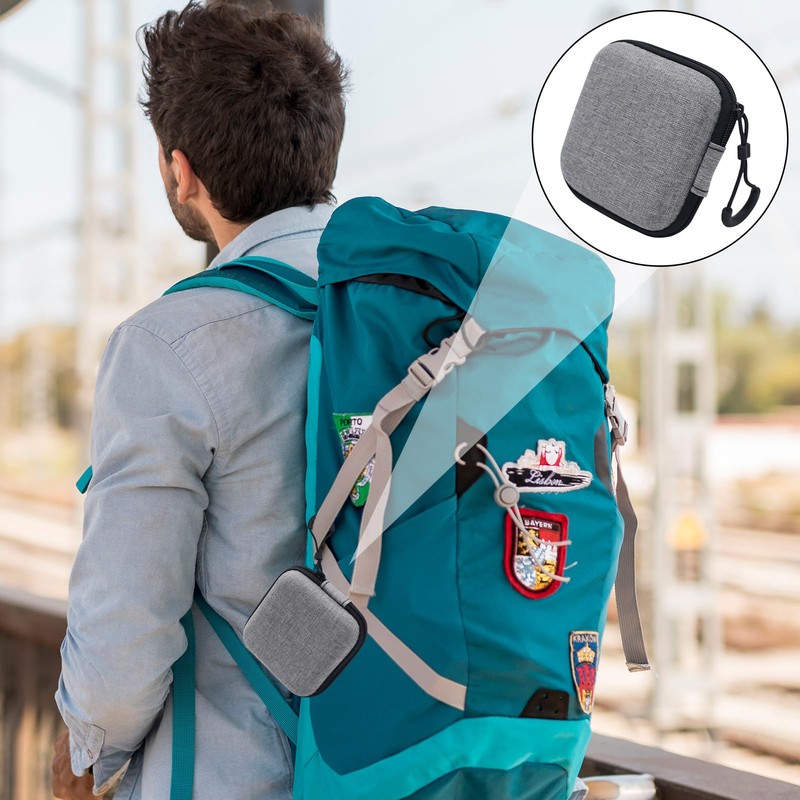 1 Pcs Eva Headphone Storage Bags,Headphone Case,Earbuds Case,Multi-Functional Portable Storage