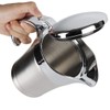 Stainless Steel Double Insulated Gravy Boat with Hinged Lid (16