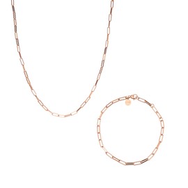- Luuk Lifestyle modern necklaces, bracelets and jewellery sets in simple design, high quality, filigree women's jewellery, layer look, with and without pendant, in silver, gold and rose gold, Stainless Steel, rosé