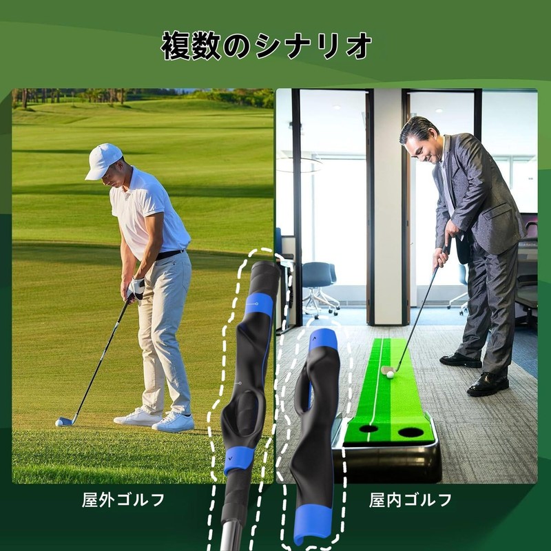 ゴルフ グリップトレーナー 握り矯正器 スイング練習補助器具 正しいグリップ姿勢 筋肉記憶養成 初心者から上級者対応 室内外兼用ゴルフ練習用品